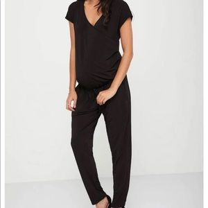 Stork and babe maternity jumpsuit